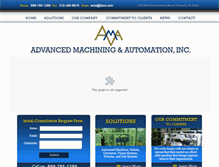 Tablet Screenshot of adv-mach.com